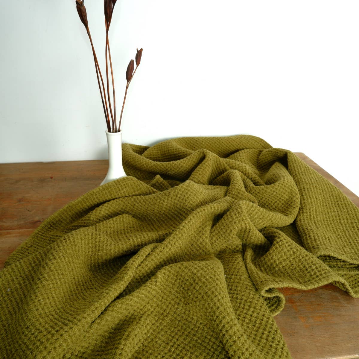 NorraVilla - Wholesale Bath Towel - dark gray - waffle linen towel5