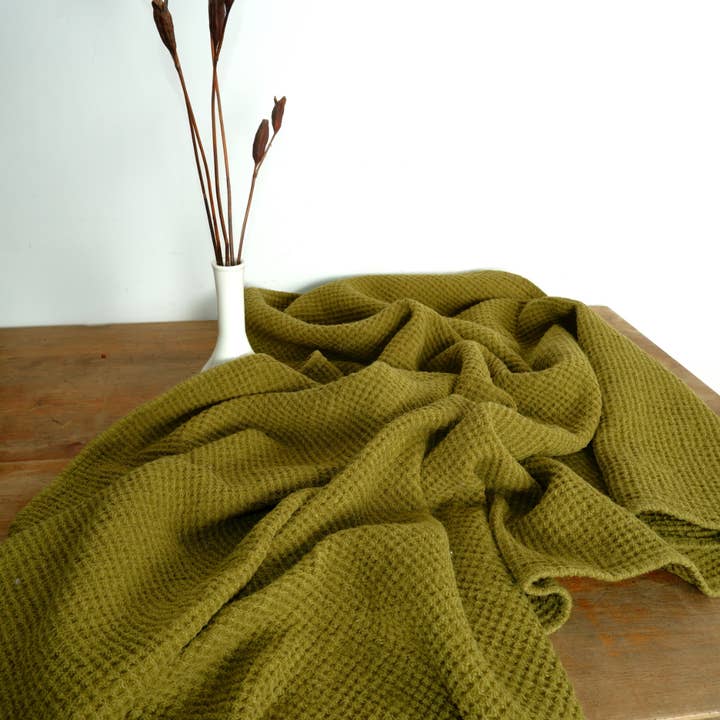 NorraVilla - Wholesale Bath Towel - dark gray - waffle linen towel5