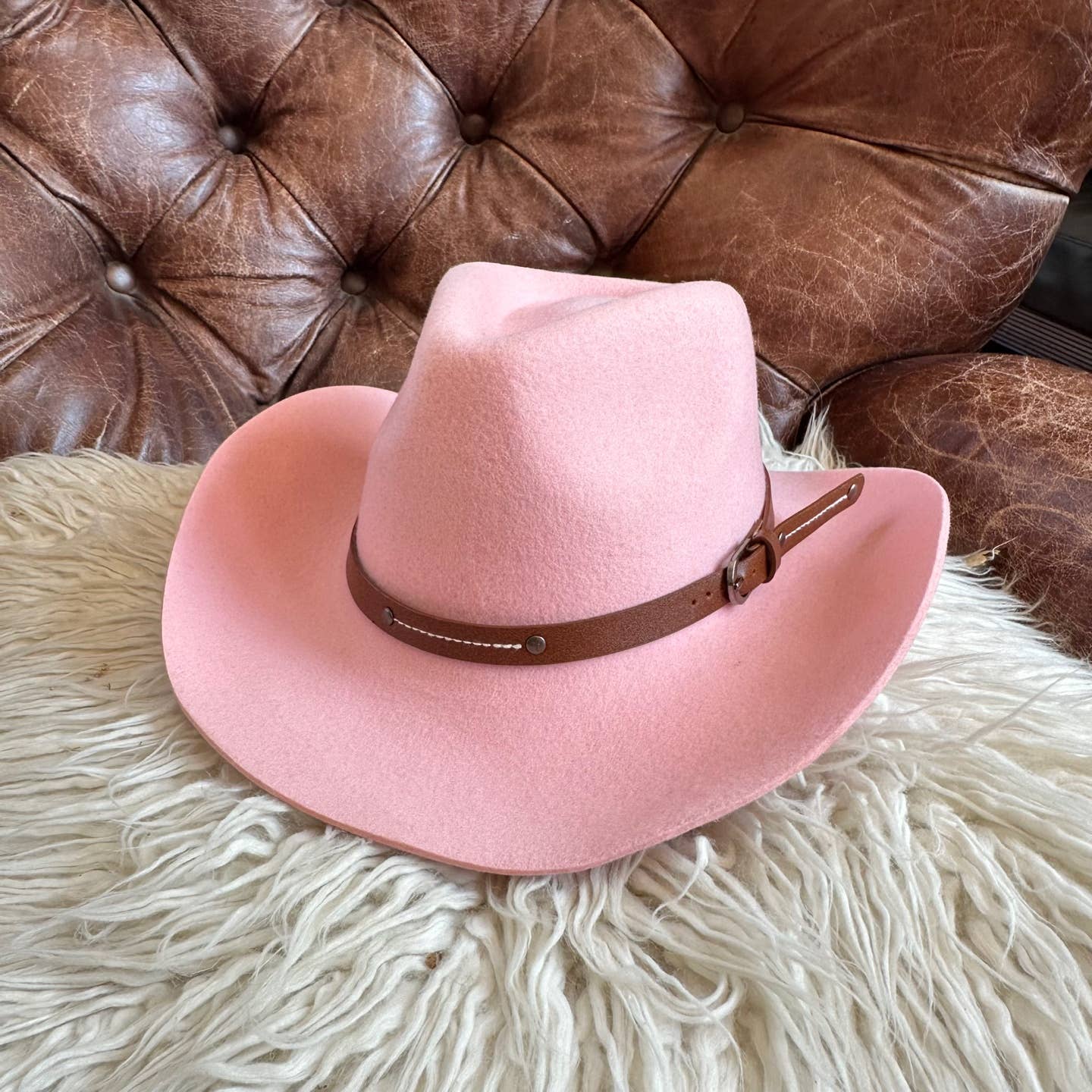 Bella Betty - Wholesale Cowboy Hat - Women's - Premium cowboy hat  Australian wool With Leather Belt 12