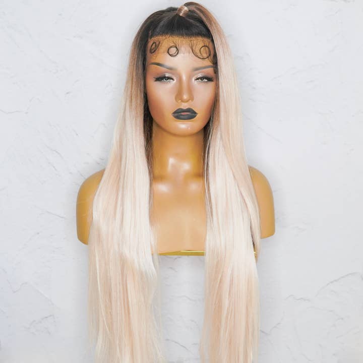 ESTELLE - Brown Ombre - Lace Front Wig for wholesale by Milk & Honey