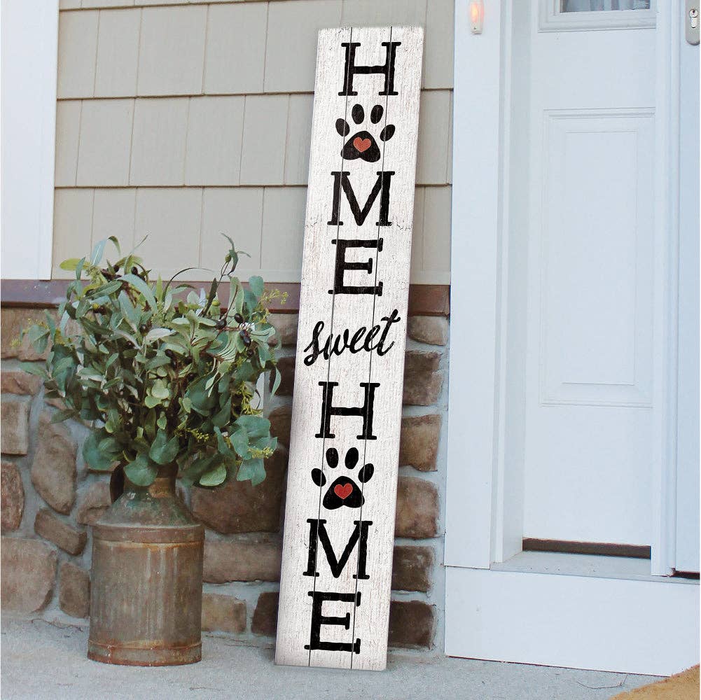 ST Creations - Wholesale Sign - Home Sweet Home Pawprints - Porch Board™ PB11