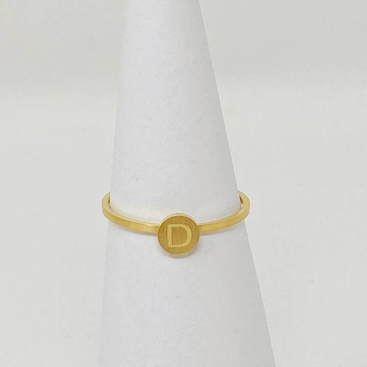 Ellison+Young - Wholesale Band/Stacked Ring - Tiny Initial Ring