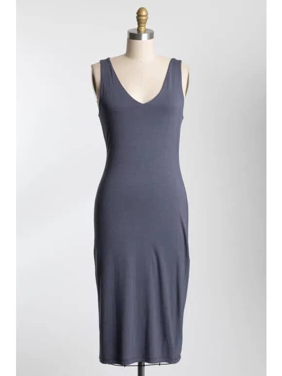 Final Touch - Wholesale Dress - Women's - Double Layer Bodycon Dress - D1600317