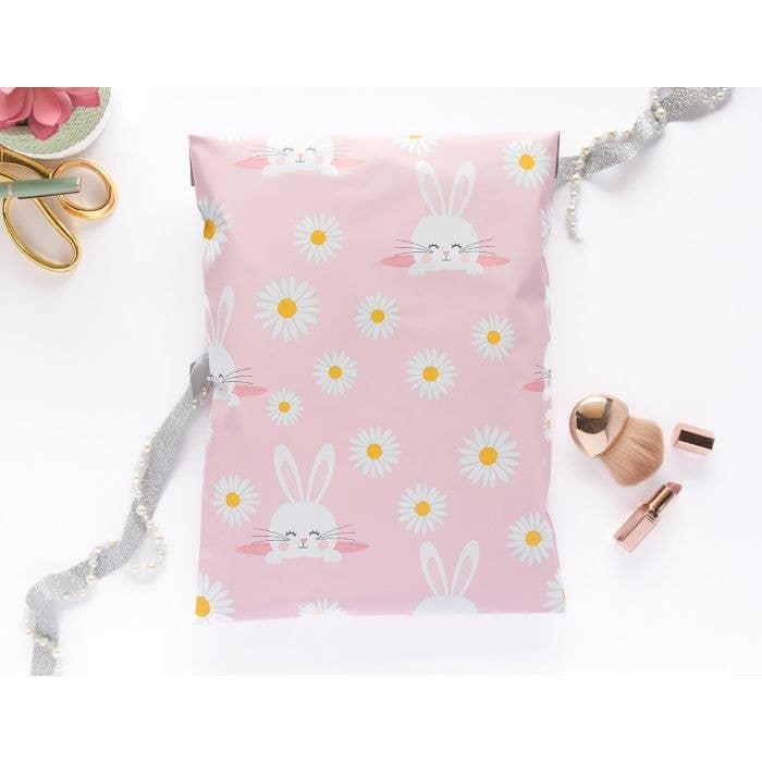 Bunny Poly Mailers 10x13 for wholesale by Eleven Fashion