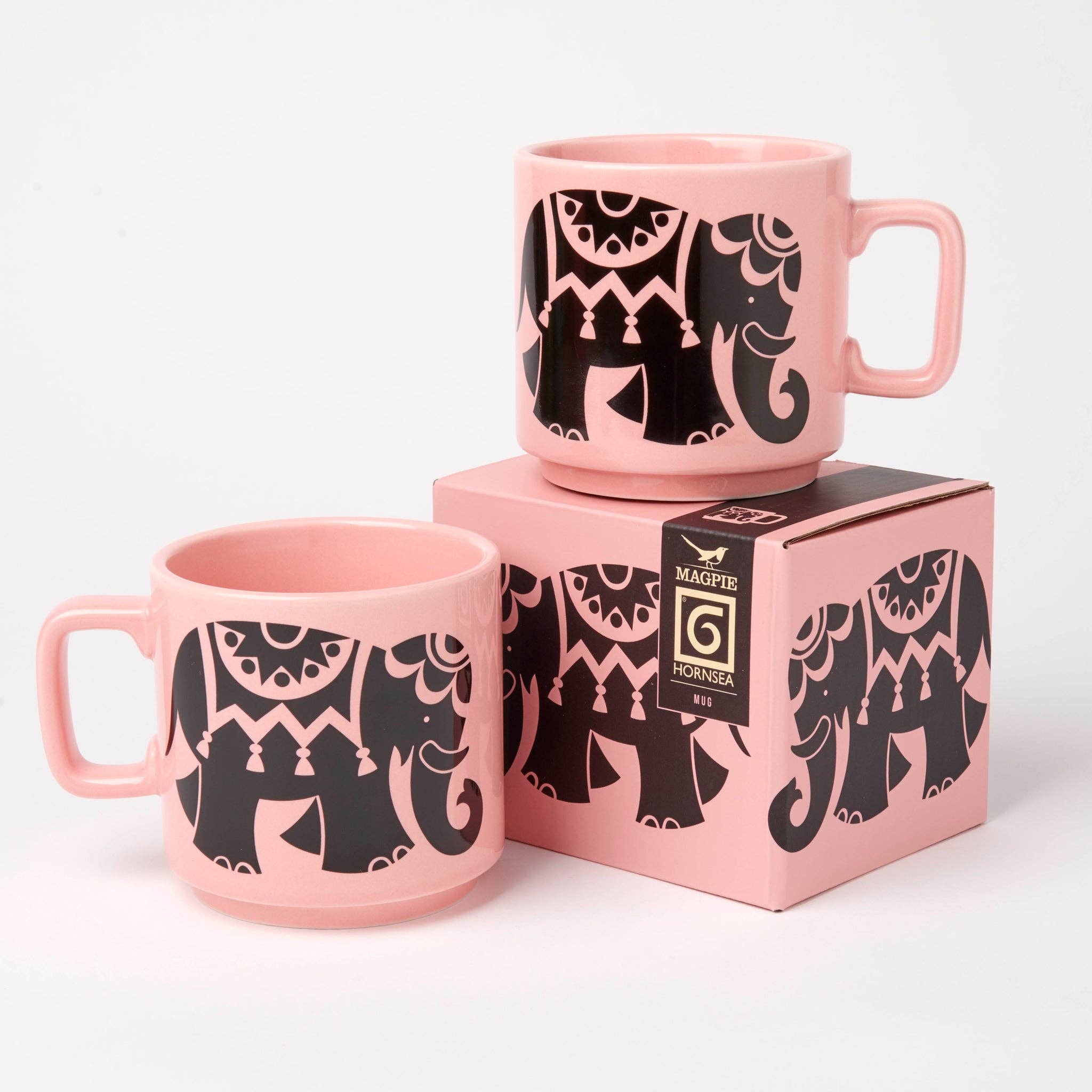 Magpie - Wholesale Coffee mug - Magpie x Hornsea Mug - Elephant2