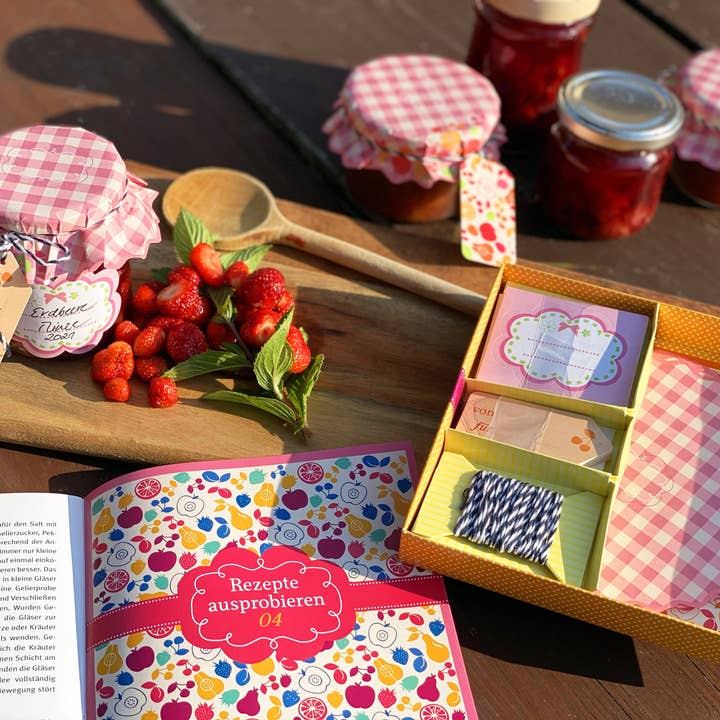 Creabrulee – Engroshandel Gaveæske – Etiketsæt til marmelade - The Marmalade Box1