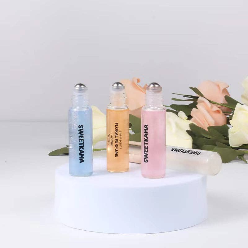 Sweetkama - Wholesale Roll-On Fragrance - 2 in 1 Double Head Ball Bearing Long Lasting Perfumes D6711