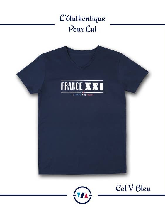 The Authentic For Him/Blue V Neck for wholesale by FRANCE XXI