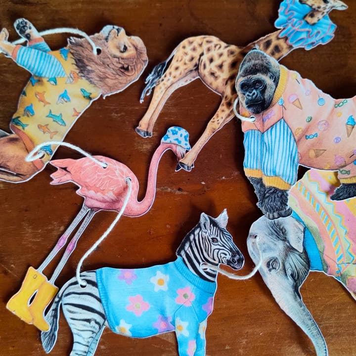 Beth Goodwin Designs – Engroshandel Guirlande – Safari dyr guirlande - Børneværelse dekoration5