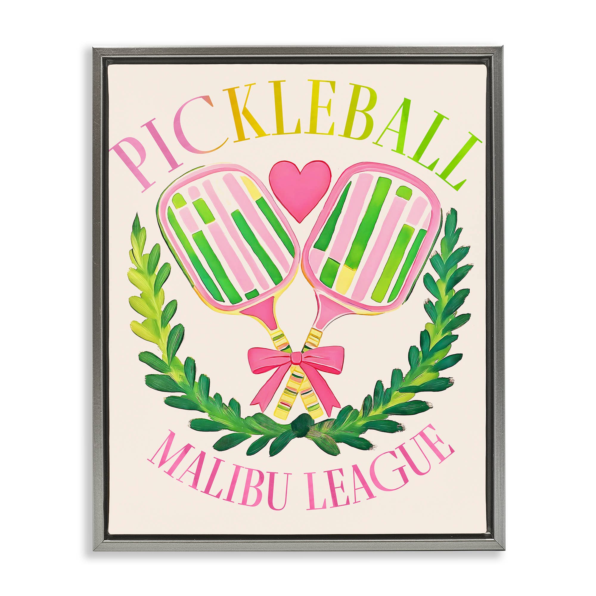 Stupell Industries - Wholesale Wall Sign - Pickleball Malibu League - Framed Wall Art25