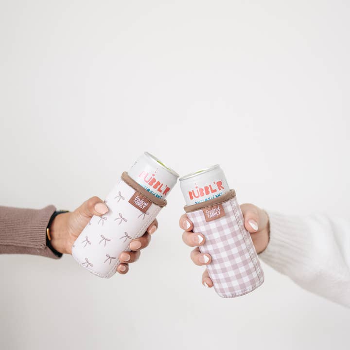 Frederick Family Co. - Wholesale Drink Huggers & Koozies - Slim Can Drink Sleeves- Reusable Neoprene Coolers with Aesthetic Patterns, 12oz Skinny Can Holder for Seltzer Energy Drinks16