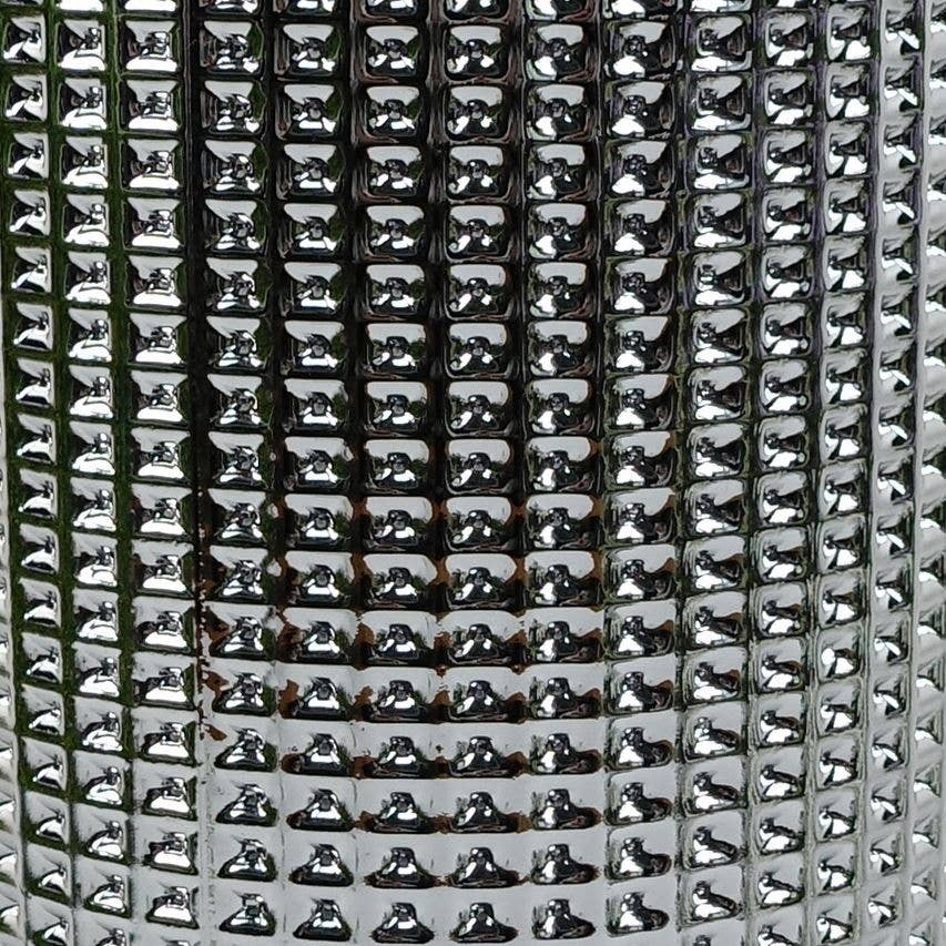 Leaf Design UK LTD – wholesale Vase – Glass Vase Silver Dot Glass Vase 30cm5