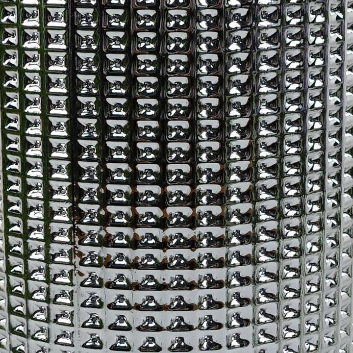 Leaf Design UK LTD – wholesale Vase – Glass Vase Silver Dot Glass Vase 30cm5