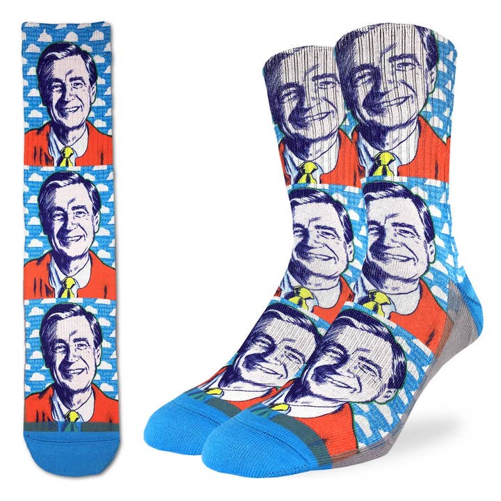 Good Luck Sock - Wholesale Socks - Men's - Men's Mister Rogers Pop Art Socks