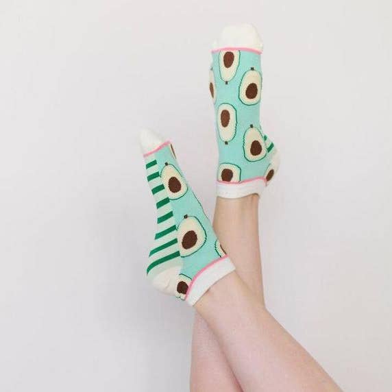 Woven Pear – Meias - Mulher por atacado – Meias curtas, é um abacate