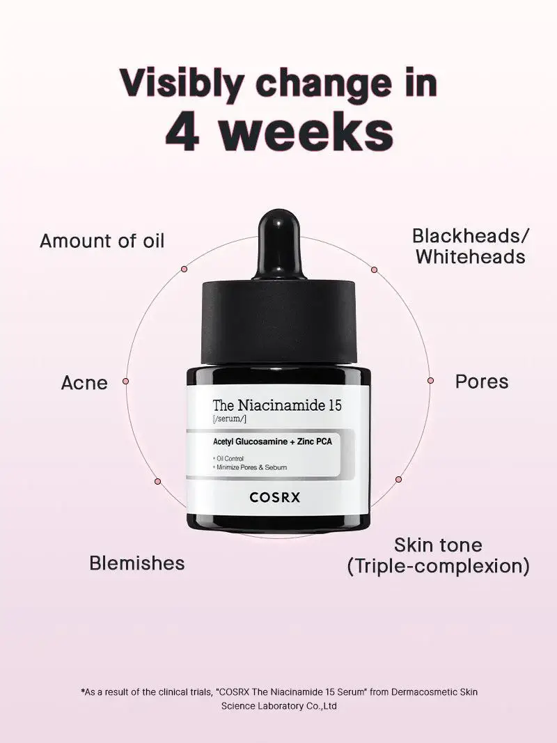Kosmic - Kbeauty Skincare - Vente Concentré/sérum pour le visage - [COSRX] Sérum Niacinamide 15 % 20 ml5