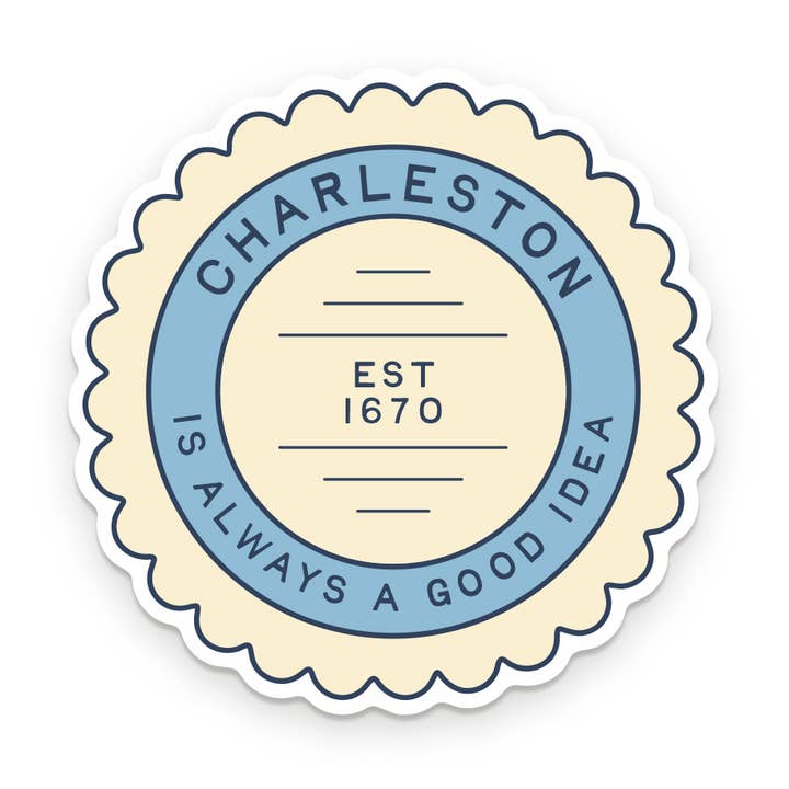 Custom City Always a Good Idea Vinyl Sticker for wholesale by Ruff House Print Shop