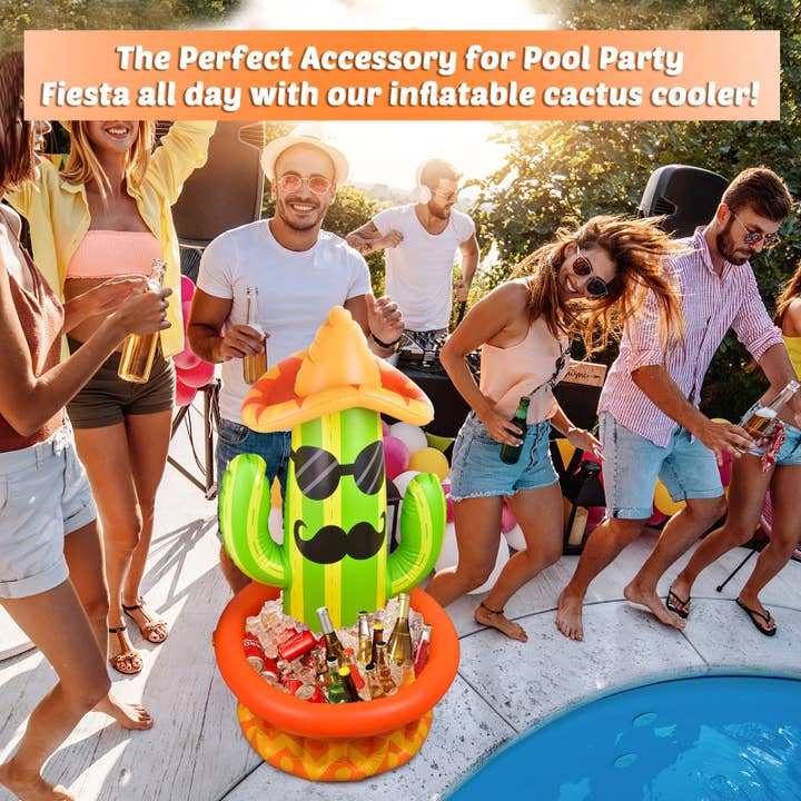 Fun Little Toys – wholesale Inflatables – Cactus Inflatable Cooler, Pool Party Decor2