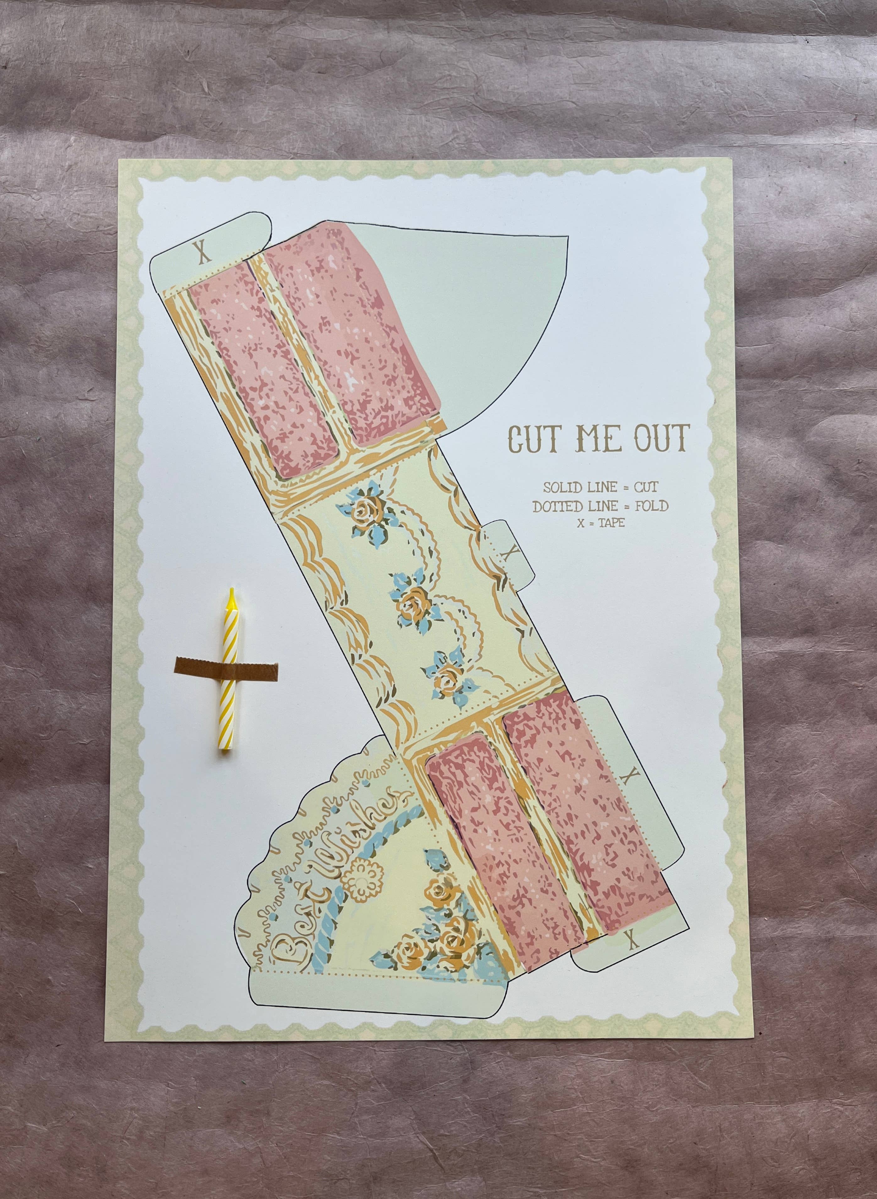 Parcel – wholesale DIY-pysselkit – "Piece of Cake"-låda1