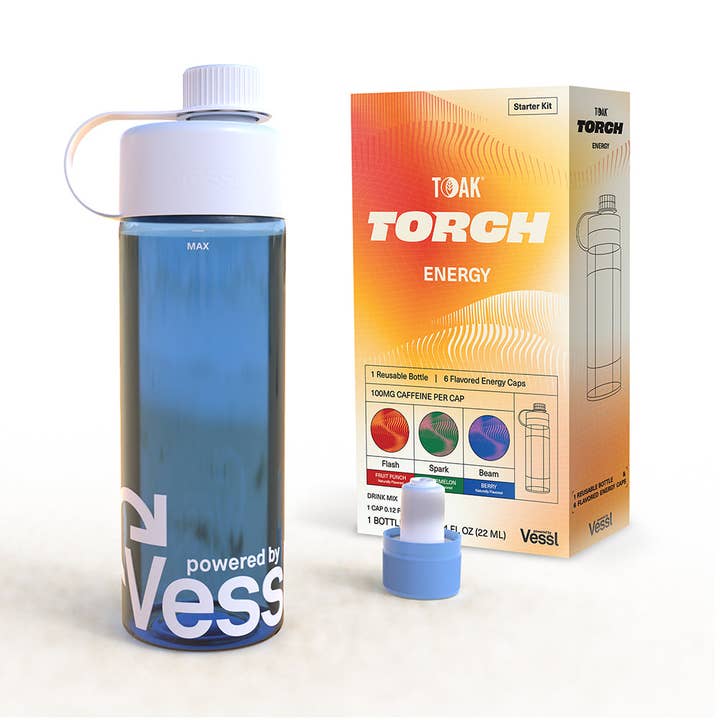 Vessl, Inc. - Vendita all'ingrosso Preparati per bevande - Kit iniziale per bottiglie riutilizzabili TOAK® Torch