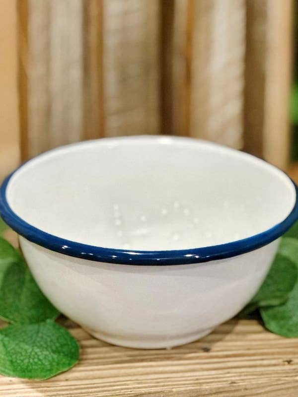Blue Rim Cereal Bowl for wholesale by DNS Designs