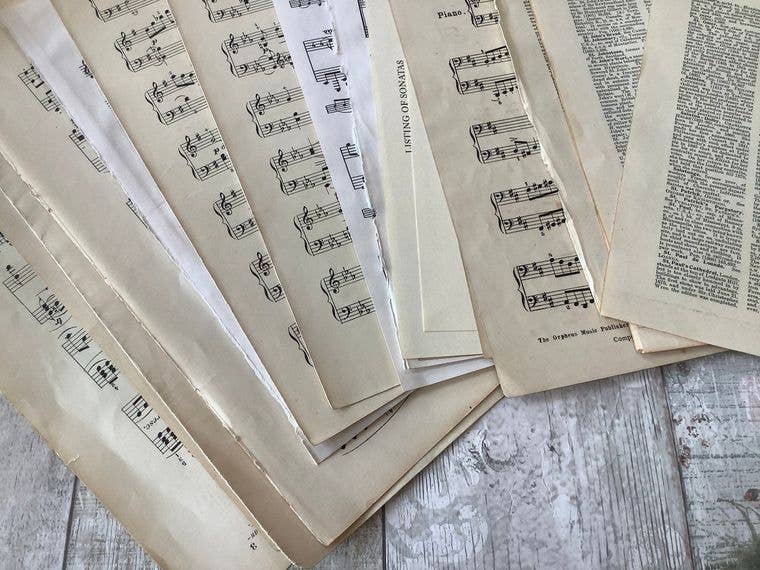 OXMailStudiosLTD – wholesale Scrapbook – Vintage Paper Bundles2