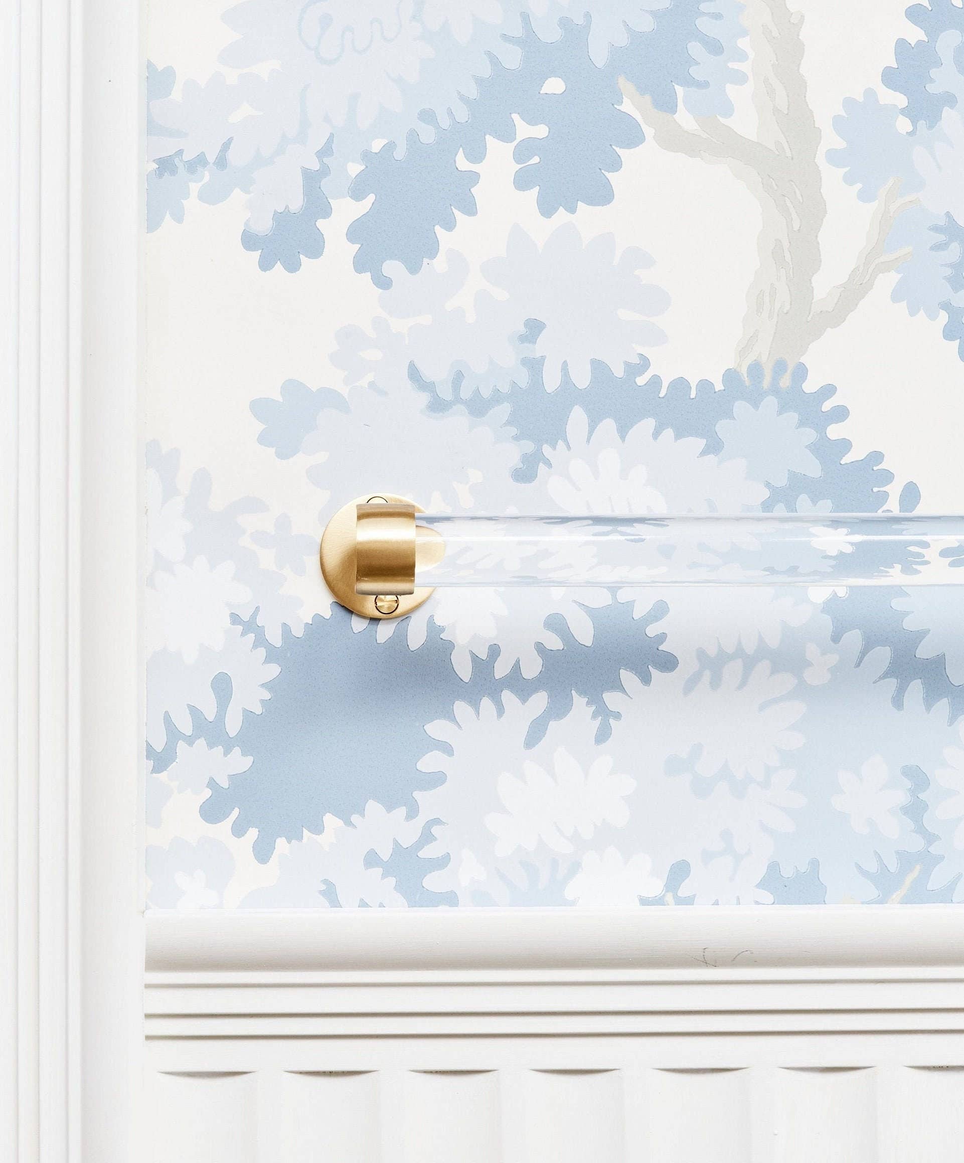 LuxHoldups - Wholesale Towel Holder/Hanger - Brass Lucite Retro Towel Bar with Hardware for Bathroom1