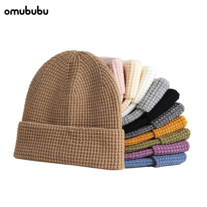 Winter Warme Strickmütze Unisex Ohrenklappen Hut Einfacher Wollhut für den Großhandel von Mirazshoes WholeSale