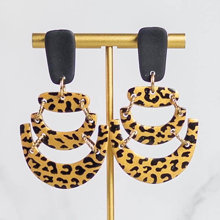Aja Clay Dangle Earrings for wholesale by Stunning Statements