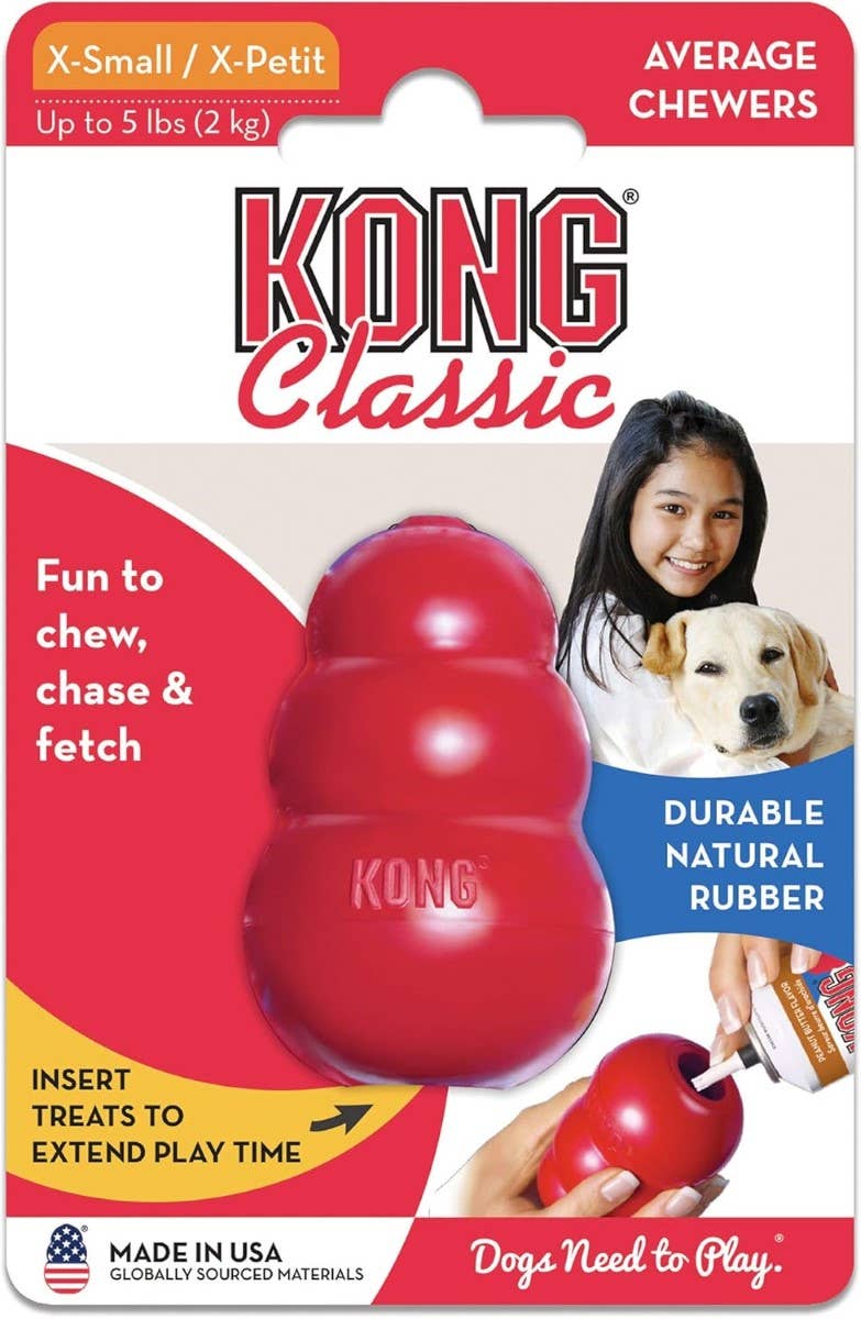 Playful Tail - Wholesale Pet Chew Toy - Dog - KONG Classic Dog Toy (Multiple Sizes Available)0