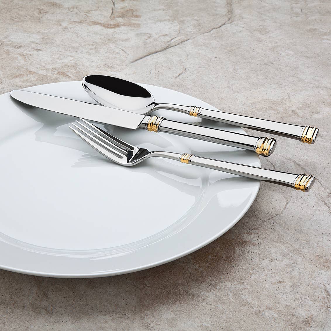 Ricci Argentieri - Vendita all'ingrosso Set di posate - Bramasole Gold 45 pz. Set4