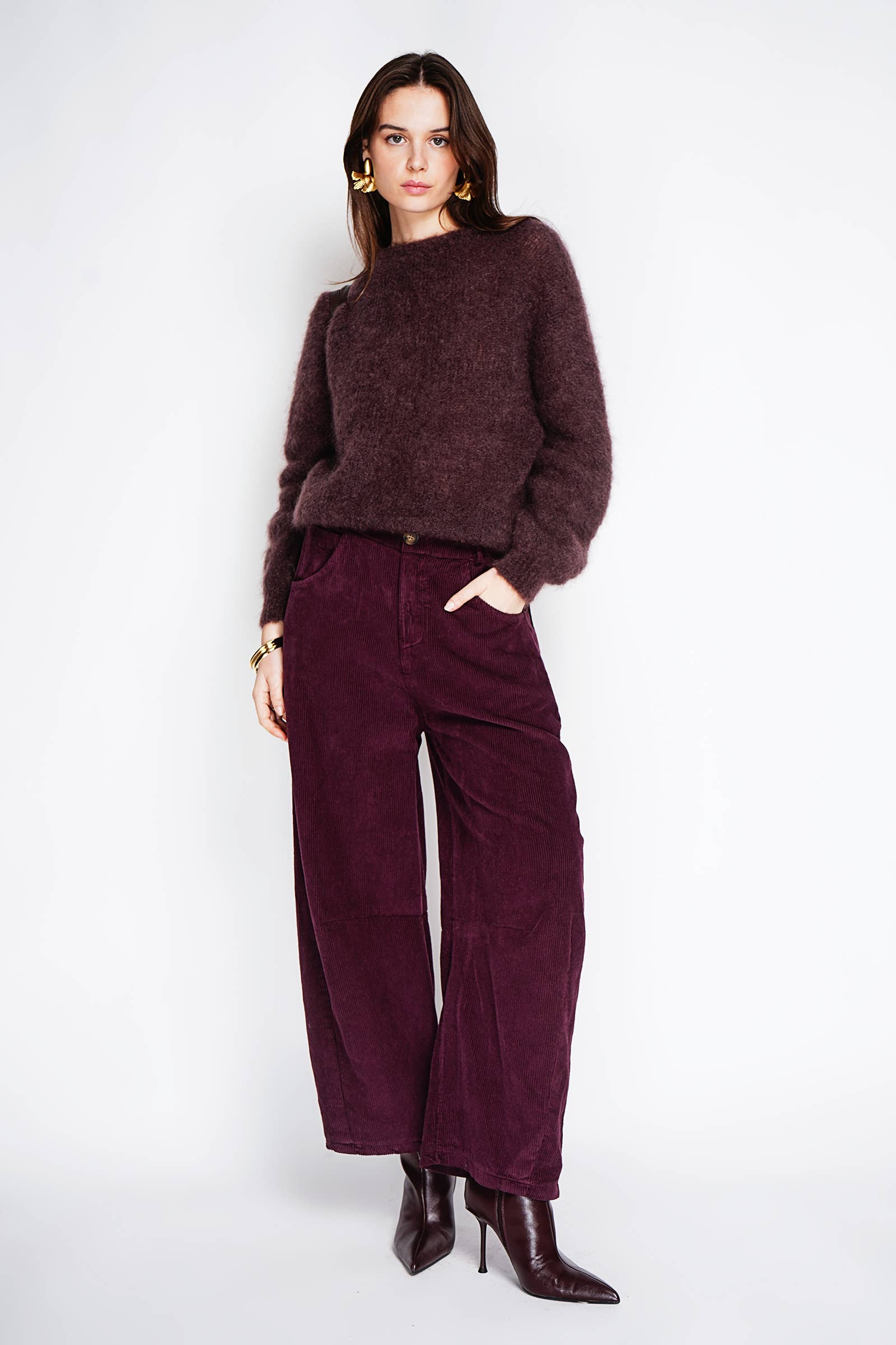 NOELINE - Vendita all'ingrosso Pantalone - Donna - Pantaloni in velluto 305779