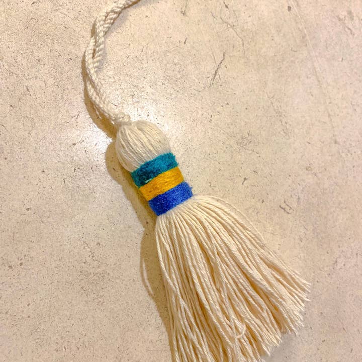 SOUK in the CITY - Wholesale Decorative tassel/wall drop - Cotton Tassel with Multicolor Trim6