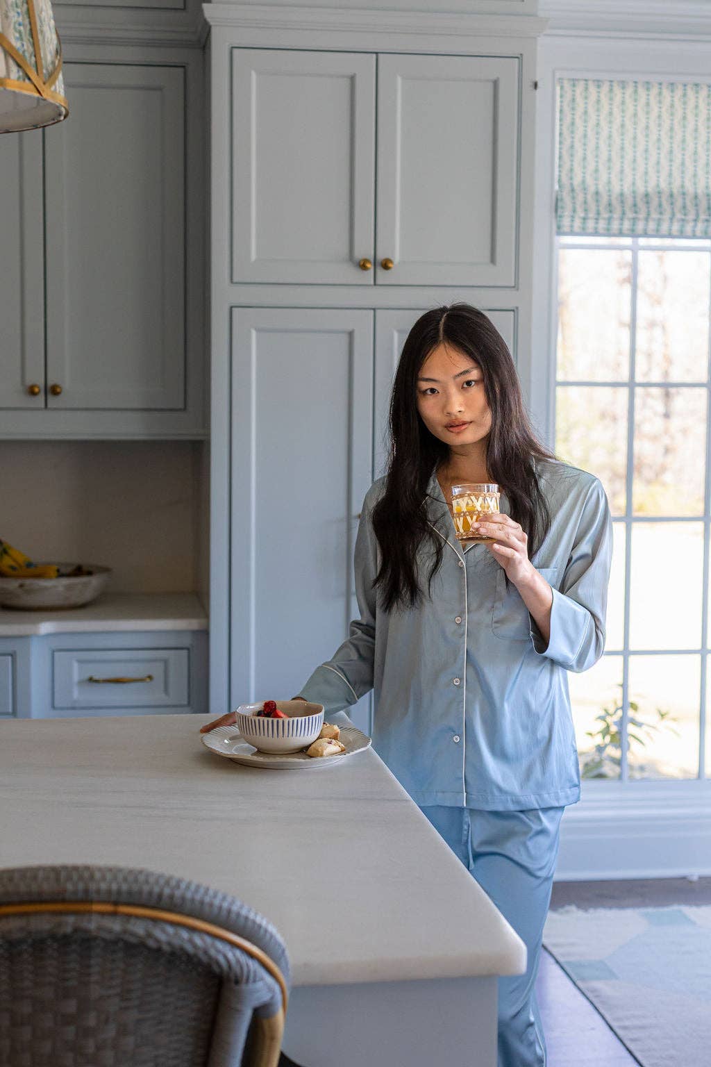 Lenora - Wholesale Sleepwear Set - Women's - CHLOE SATIN PAJAMAS8