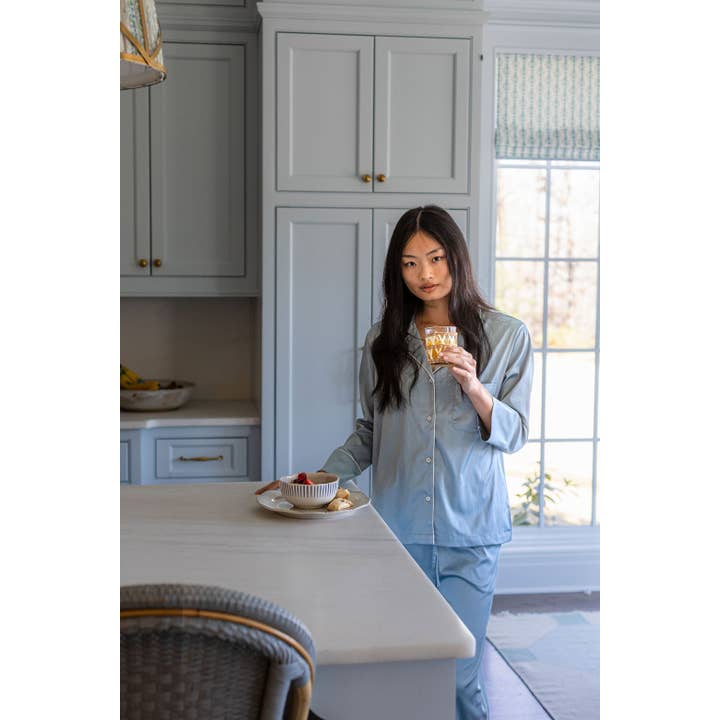 Lenora - Wholesale Sleepwear Set - Women's - CHLOE SATIN PAJAMAS8