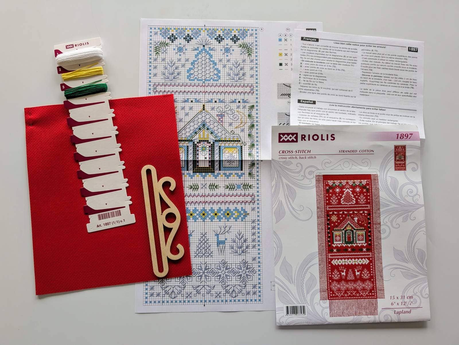 RIOLIS - Wholesale Embroidery/Cross Stitch Supplies - Cross Stitch Kit From Riolis 1897 Lapland2