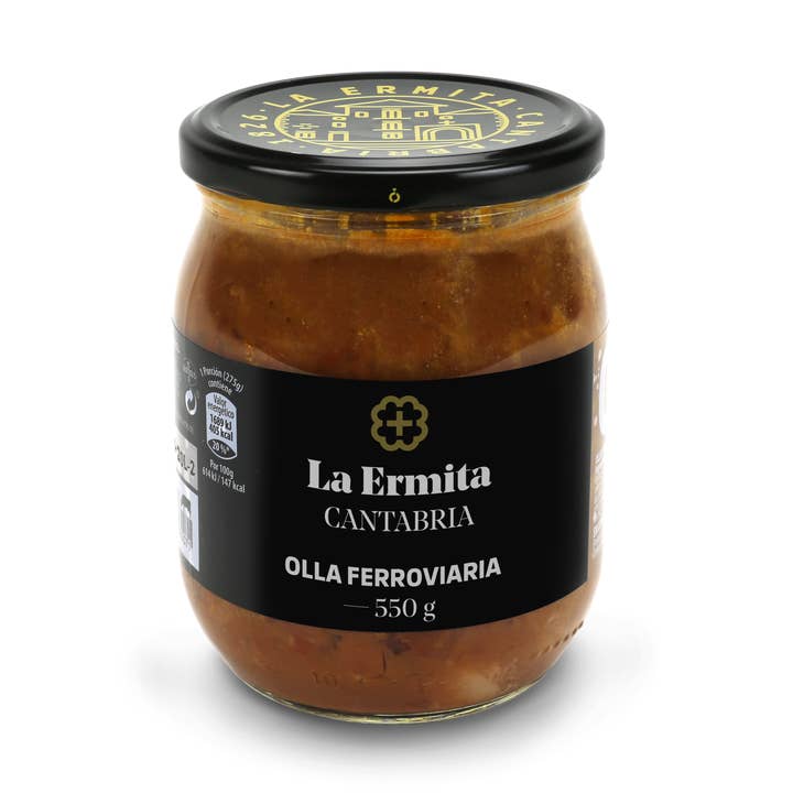 GARBANZOS CON ESPINACAS Y BACALAO 550 g for wholesale by LA ERMITA