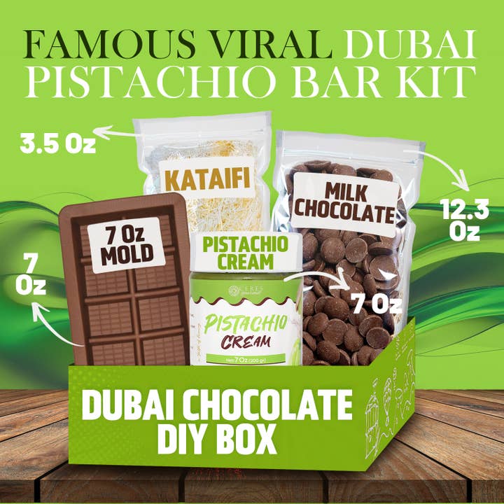 Ceres Gourmet - Wholesale DIY Food Kit - Dubai Chocolate Bar DIY Kit