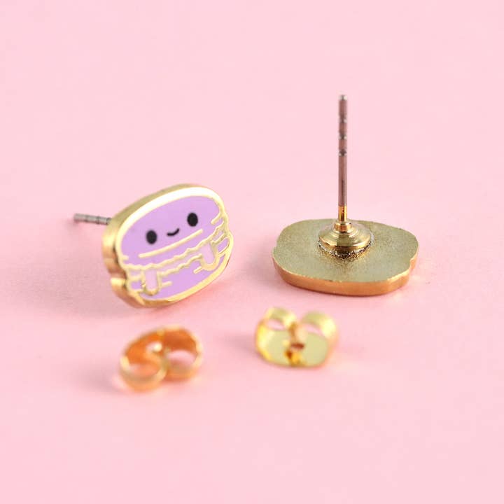 LuxCups Creative - Wholesale Stud/Post Earrings - Macaron Earrings