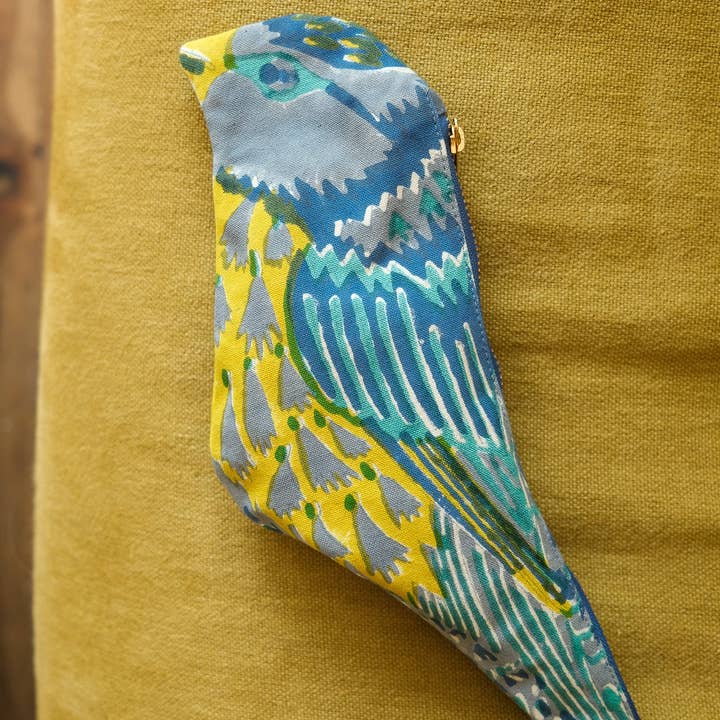 East End Press - Wholesale Pencil Case/Pouch - UK/EU: Blue Tit Fabric Case2