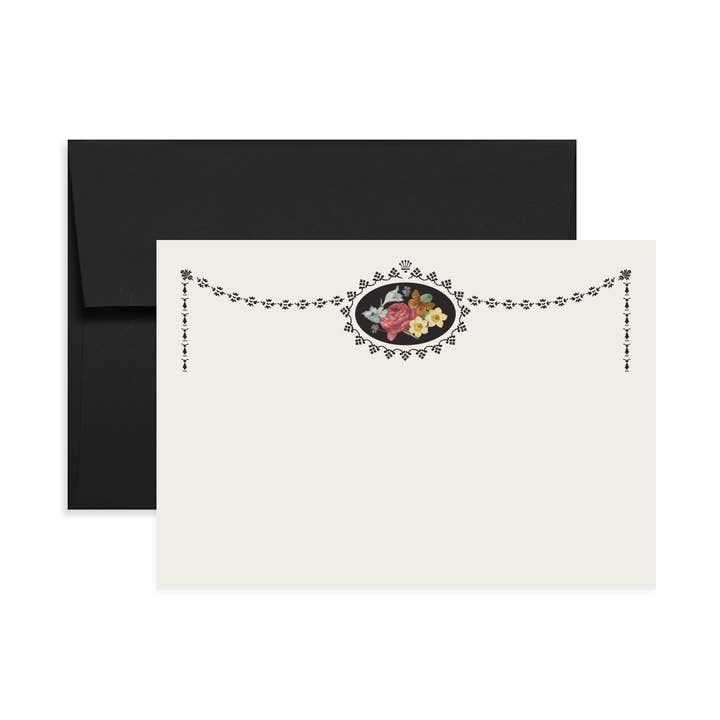 Juego de tarjetas de notas Black Bouquet 4 para venta al por mayor de Open Sea