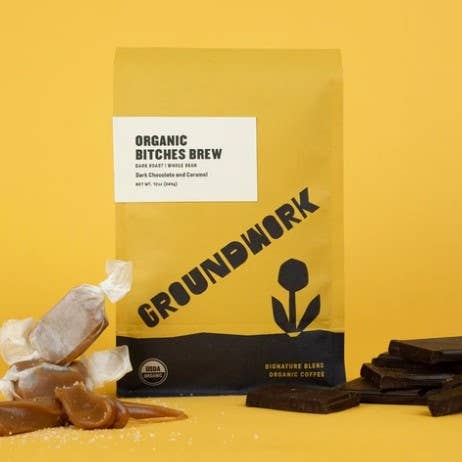 Groundwork Coffee Roasters - Wholesale Coffee Beans - Bitches Brew - Dark Roast Organic Coffee1