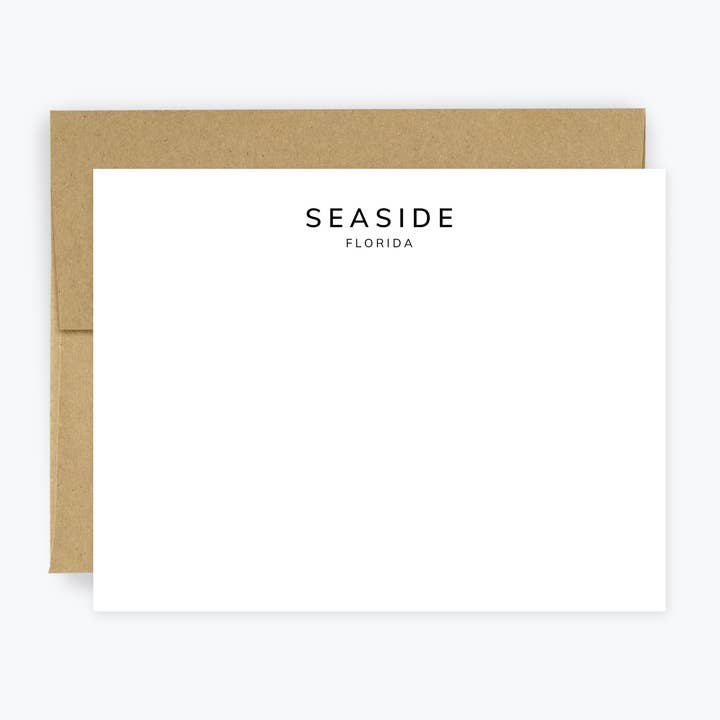 Cartões Personalizados de Cidade e Estado, Conjunto de Papelaria, Cartões de Nota por atacado de Kreate Paper Co.