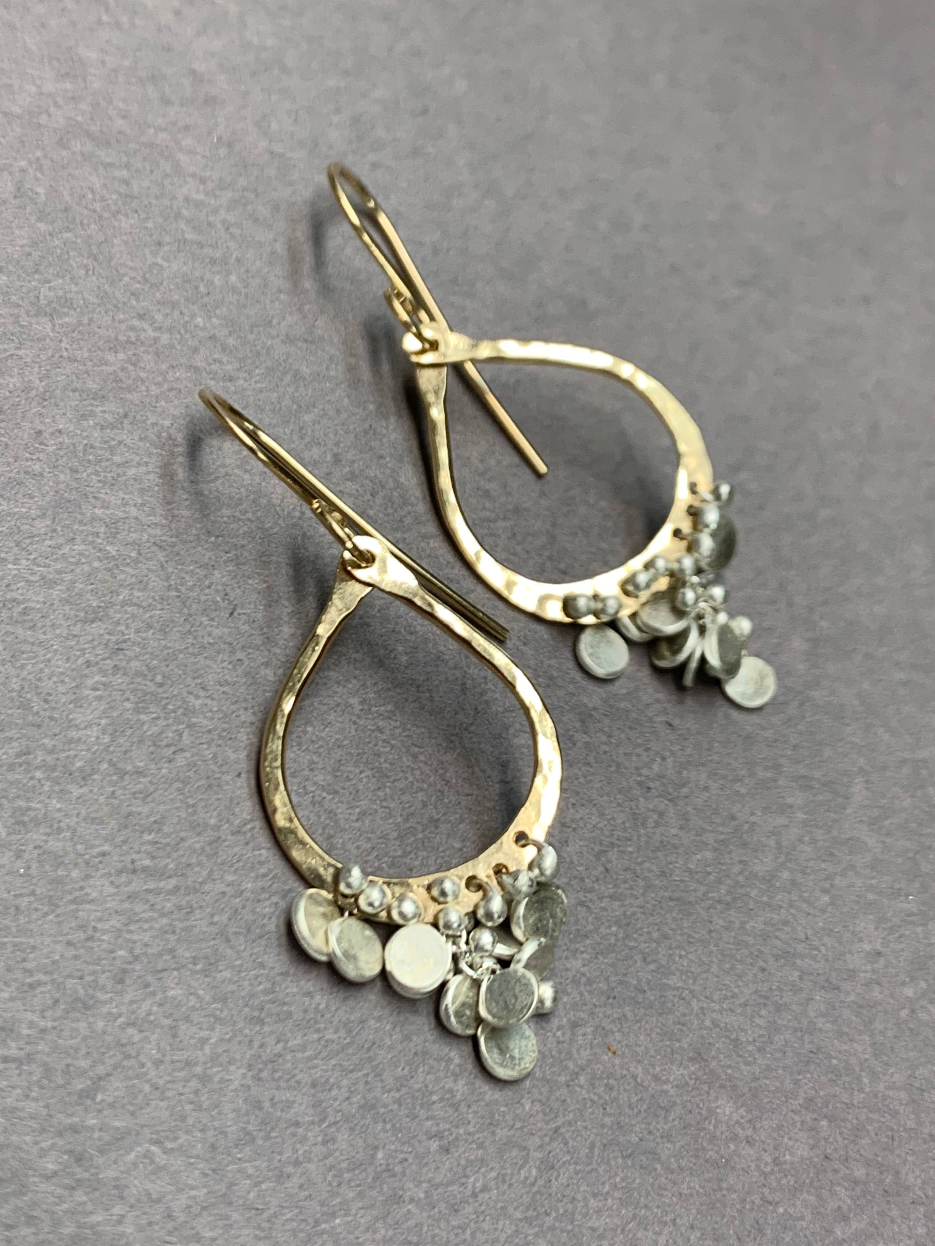 YedOmi Jewelry - Venta al por mayor Pendientes colgantes - Pendientes pequeños con confeti de lágrima4