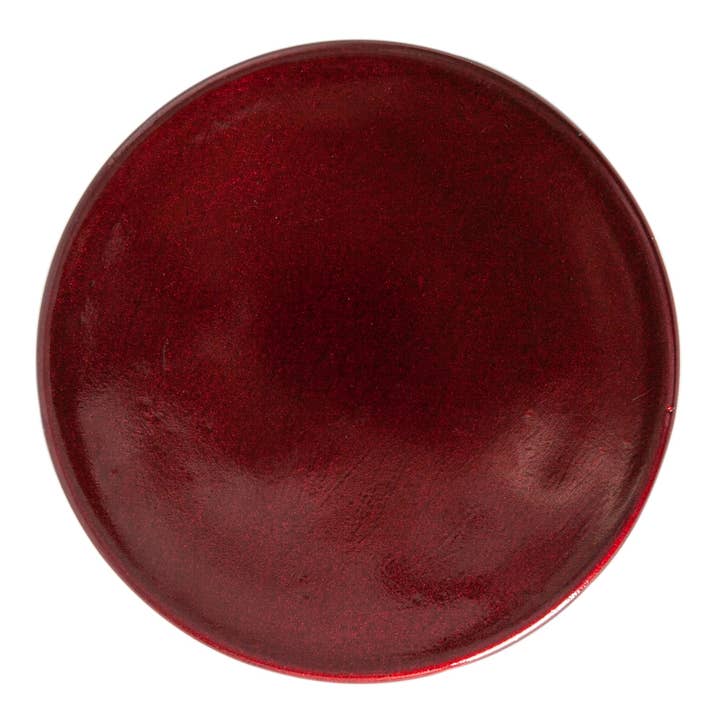 Dessous de verre métallique Argon Tableware - 10 cm - Rouge pour la vente par Rinkit Ltd