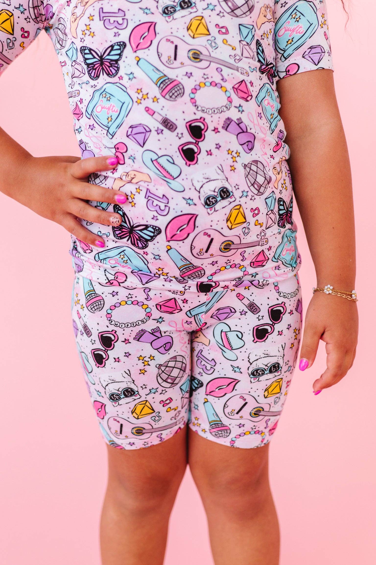 Kiki + Lulu - Wholesale Sleepwear Set - Kids - Look What You Made Me Snooze Kids Shorts Pajamas1