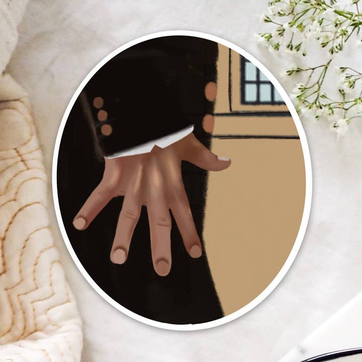 Hand Flex Mr Darcy klistermärke för wholesale av TaleMeCo