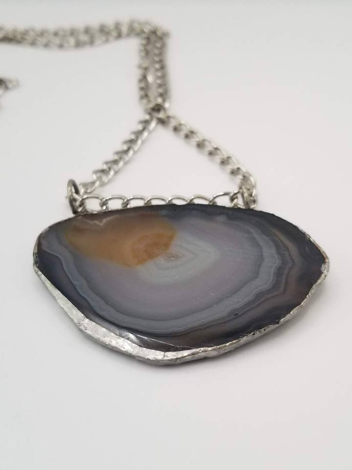 Agate Pendant Necklace for wholesale by Handcrafted Jewelry By Teri C