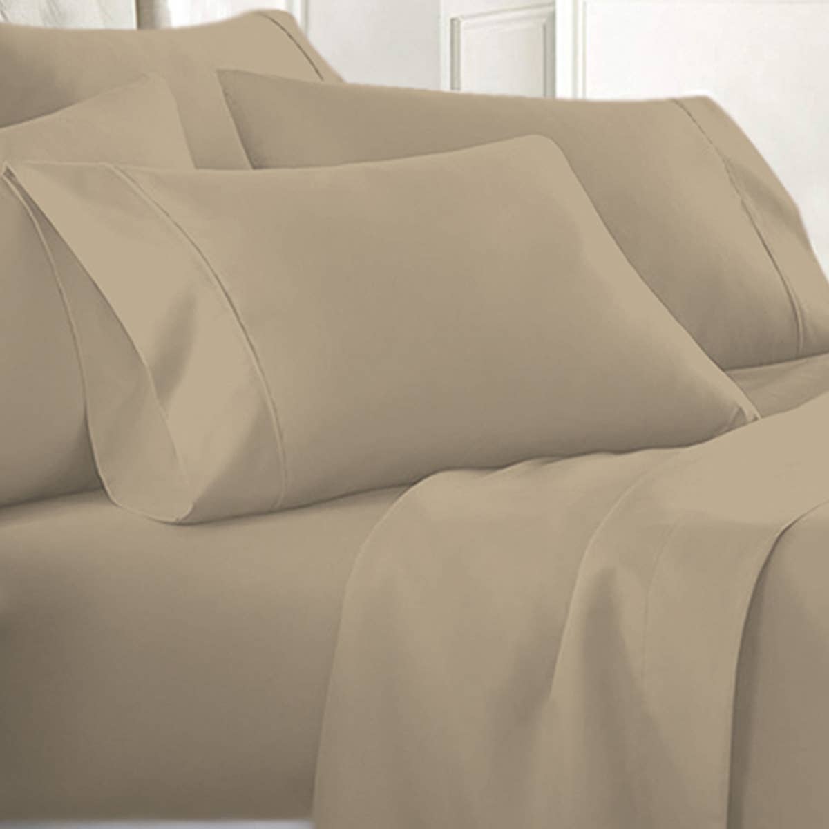 The American Gift Company (TAGCO) - Wholesale Sheet Set - ULTRA-SOFT 1600 SERIES MICROFIBER BEDSHEET SET (6-PIECE SET)7