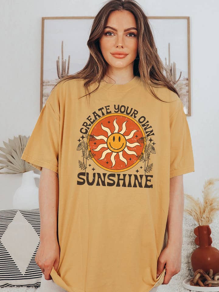 Create Your Own Sunshine Tee for wholesale by Shop Alloe | Print & Media Co.